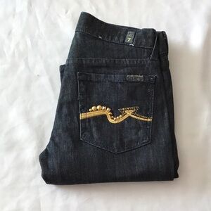 7 FOR ALL MANKIND Roxanne Skinny Jeans SZ 24